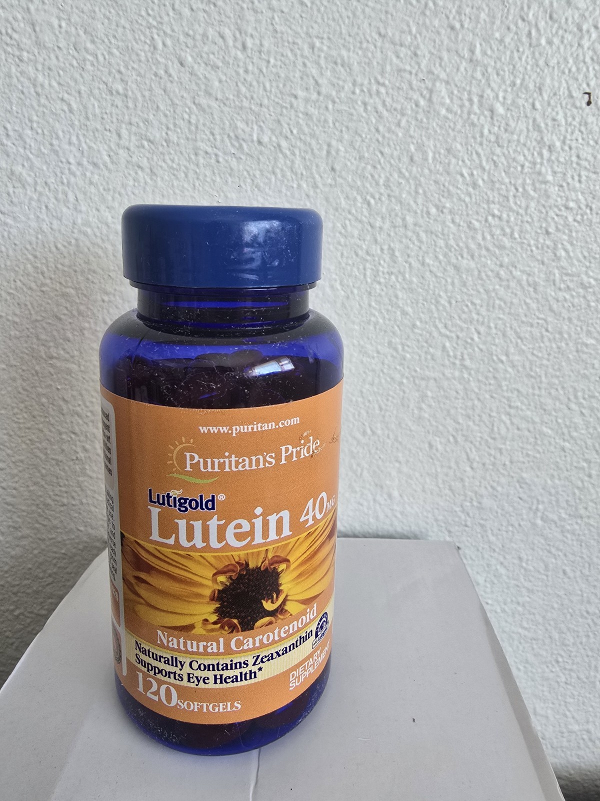 Puritan’s Pride Lutigold Lutein 40mg 120 Softgels w/Zeaxanthin Exp 11/27