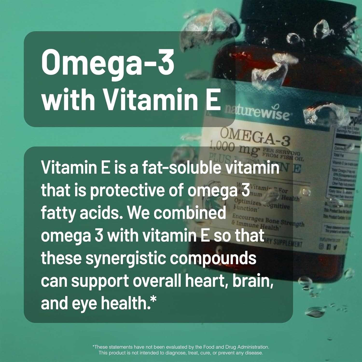 Extra-Strength Omega 3 Fish Oil Supplement – 1000Mg per Serving – 600 EPA & 400