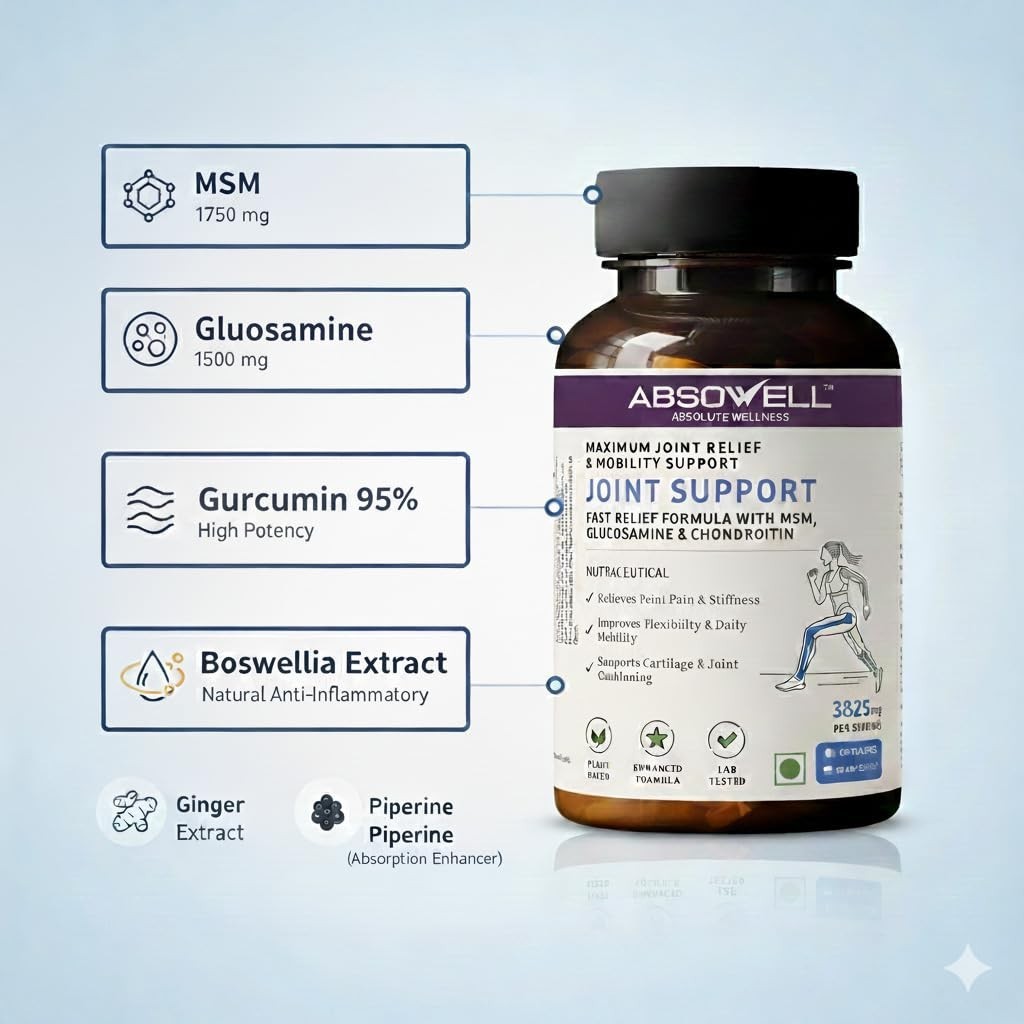 ABSO.WELL Joint Support 60 Vegan Tabs Mobility Formula