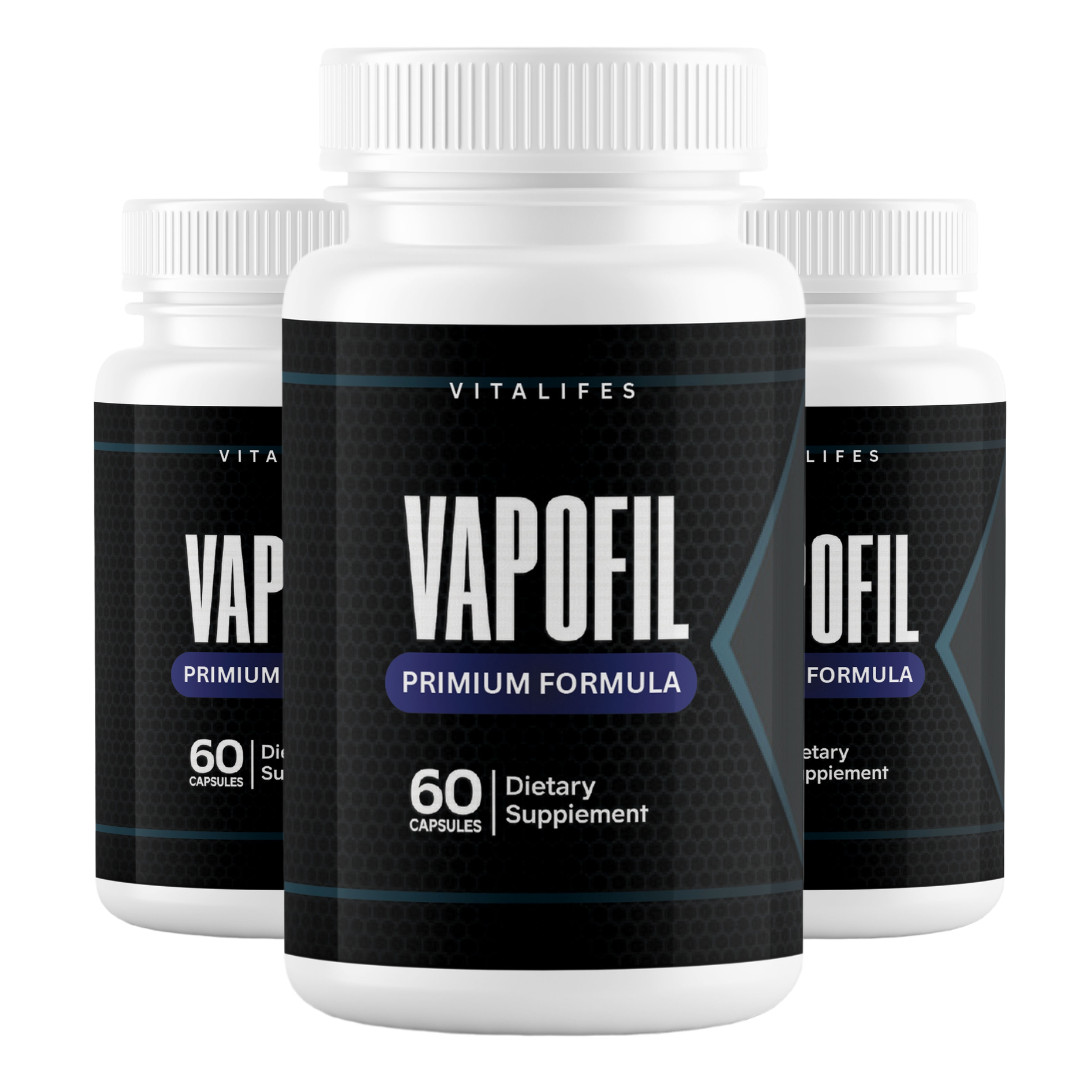 (3 Pack) Vapofil Advanced Male Pills Vapo Fil Formula Supplement 180 Capsules