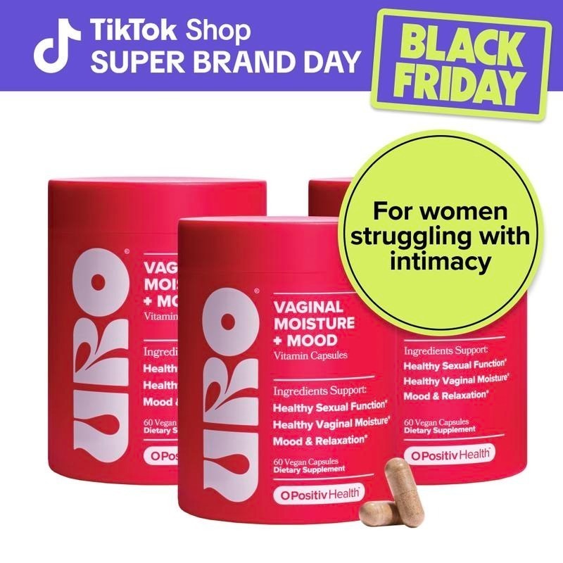 URO – Vaginal Moisture & Mood Capsule (3 Pack) by O Positiv++