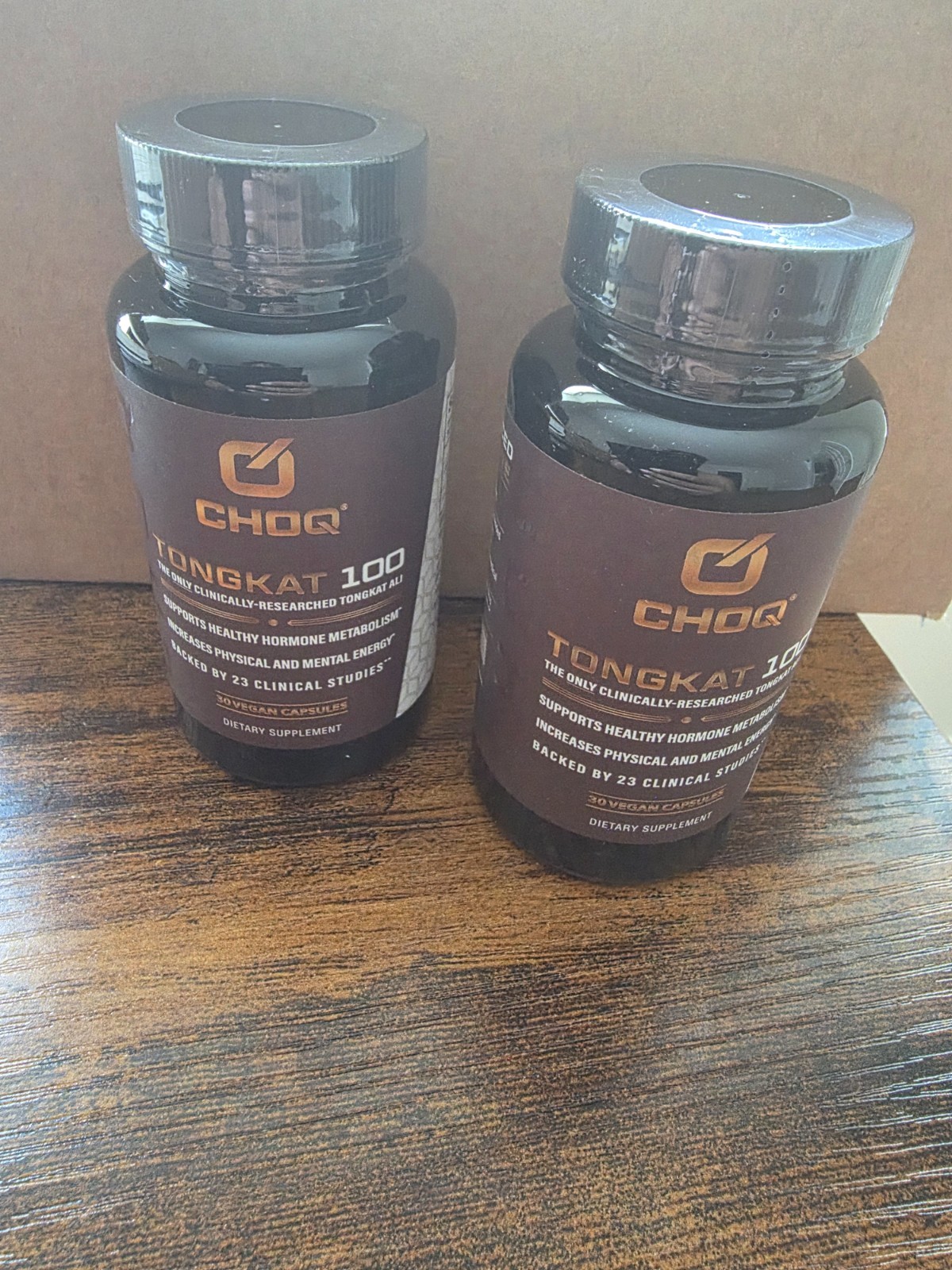 CHOQ Tongkat 100 Healthy Hormone Metabolism – 30 Caps -two Pack- Exp. 10/27