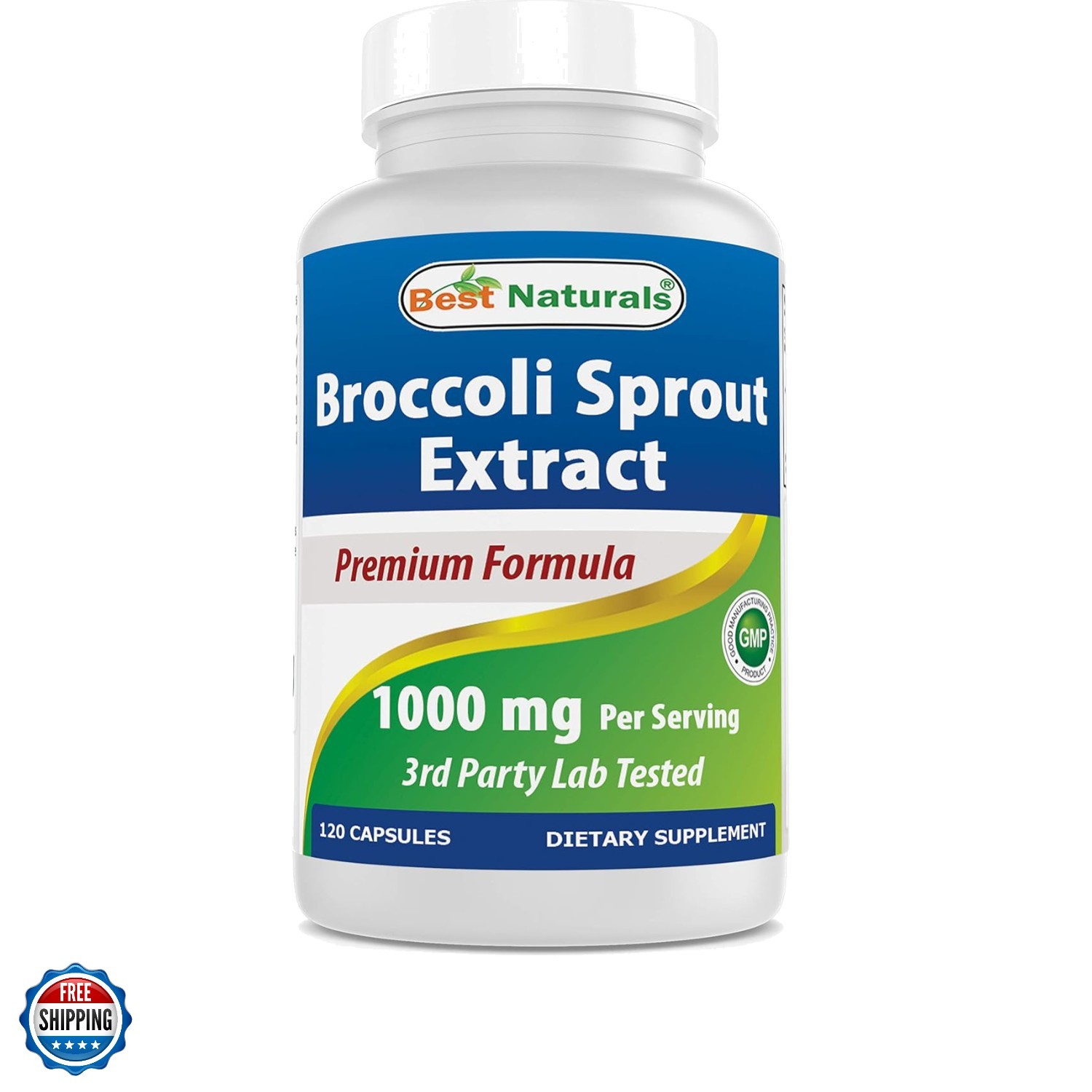 Broccoli Sprouts Extract, 1000 mg, 120 Count