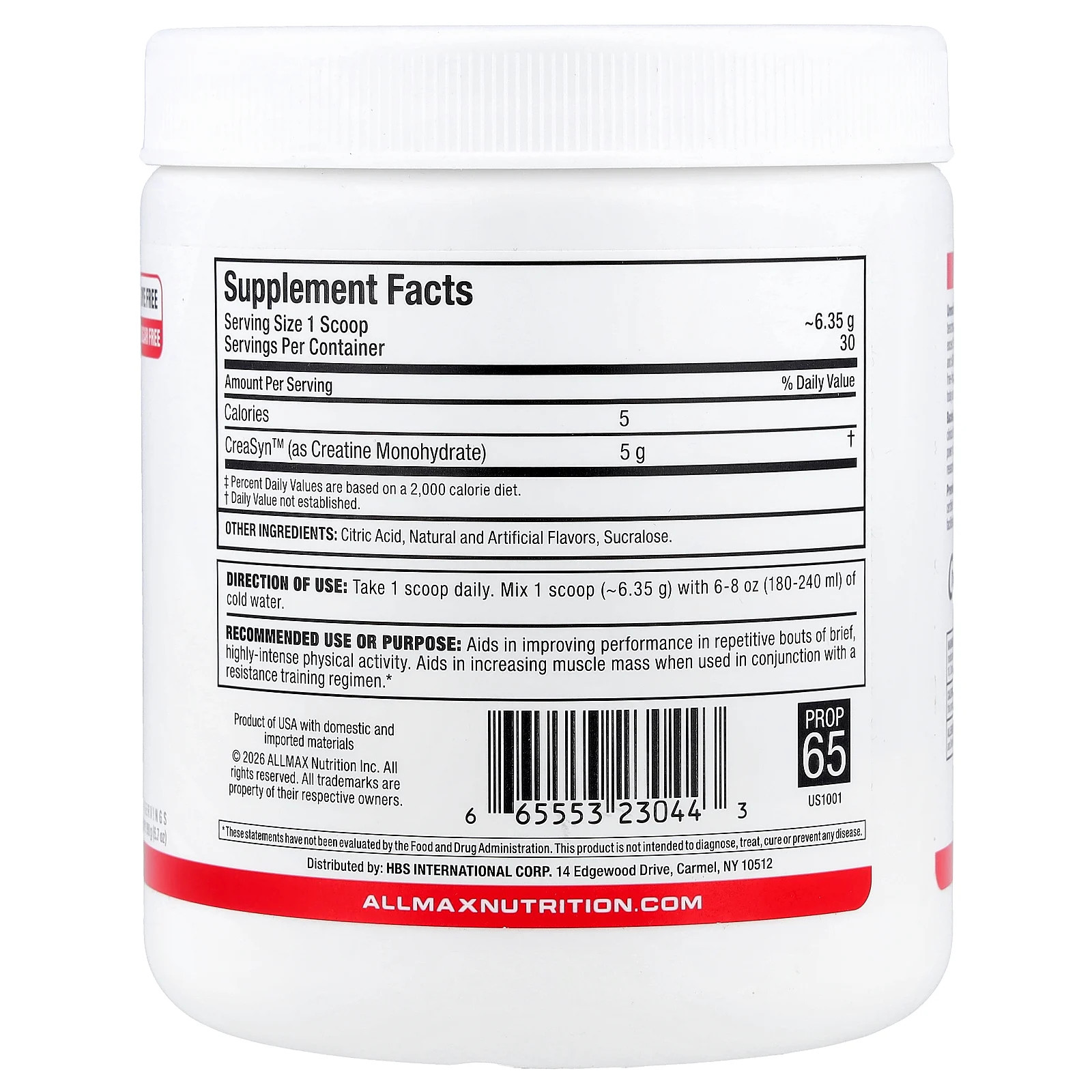 Creatine, Pharmaceutical Grade, Tropical Fruit Punch, 6.7 oz (190 g)