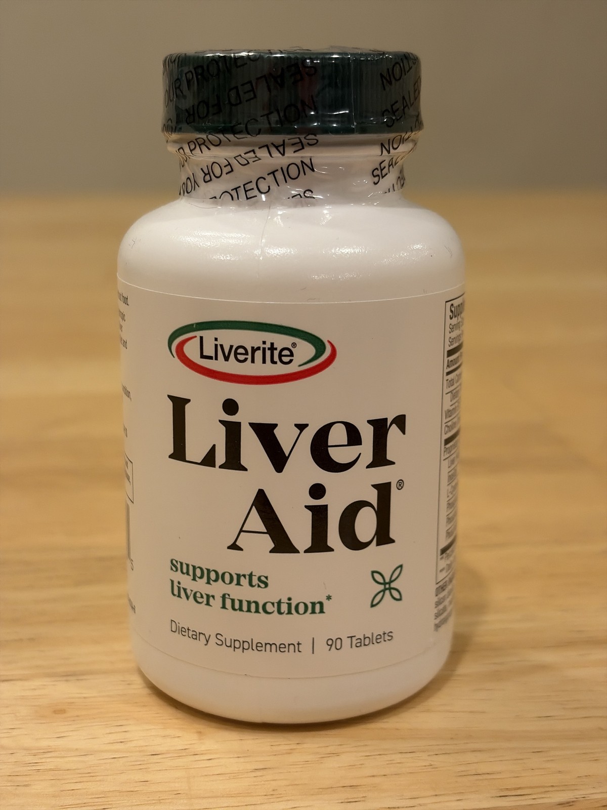 Liverite Liver Aid Dietary Supplement 90 Tablets Exp. 01/2028