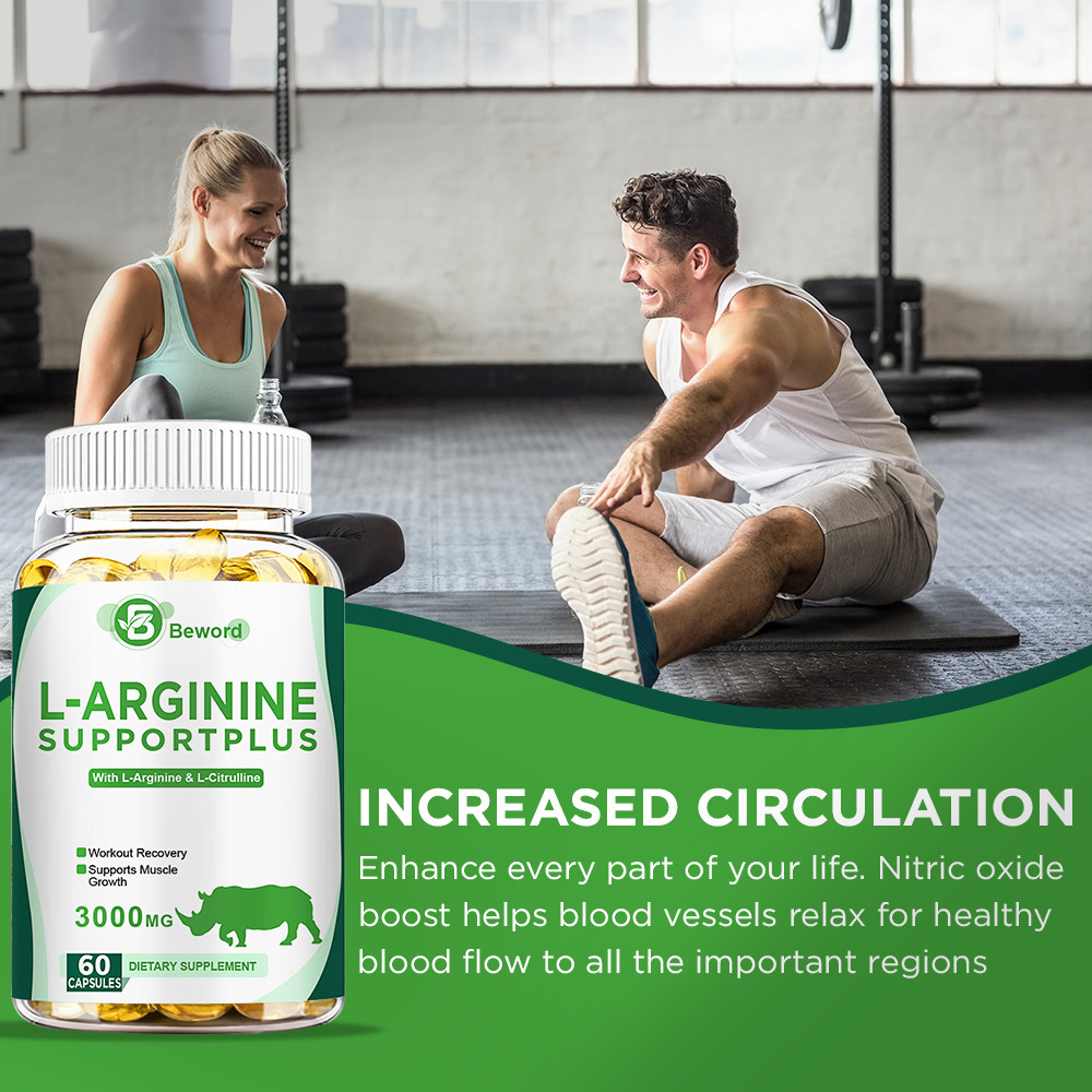 Nitric Oxide & Circulation Booster L-Arginine, L-Citrulline Extra Strengthh