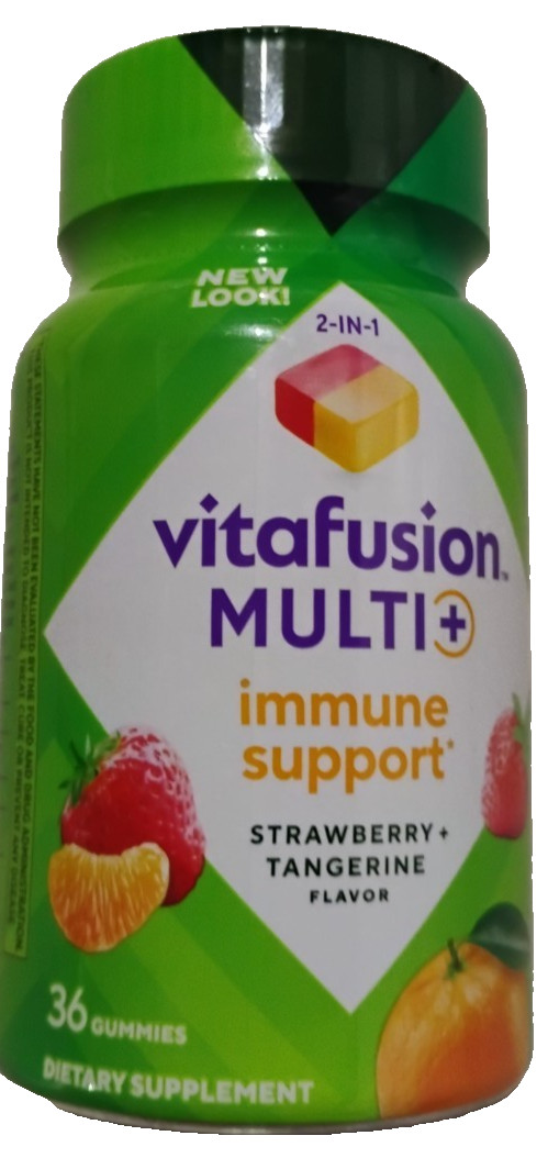 Vitafusion 2-in-1 Multi+Immune Support 36 Gummy Vitamins Total New