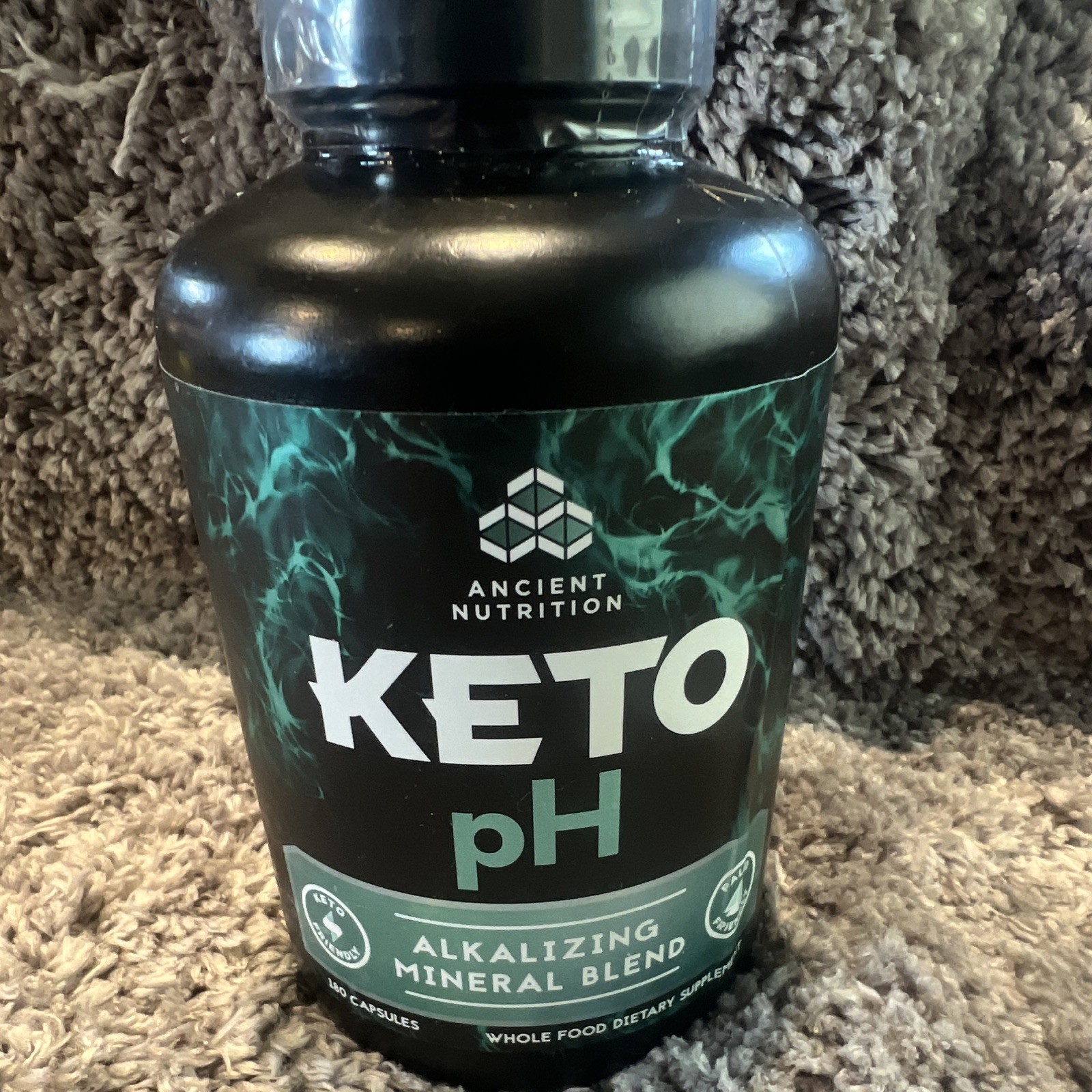 Ancient Nutrition Keto pH Alkalizing Mineral Blend 180 Capsules
