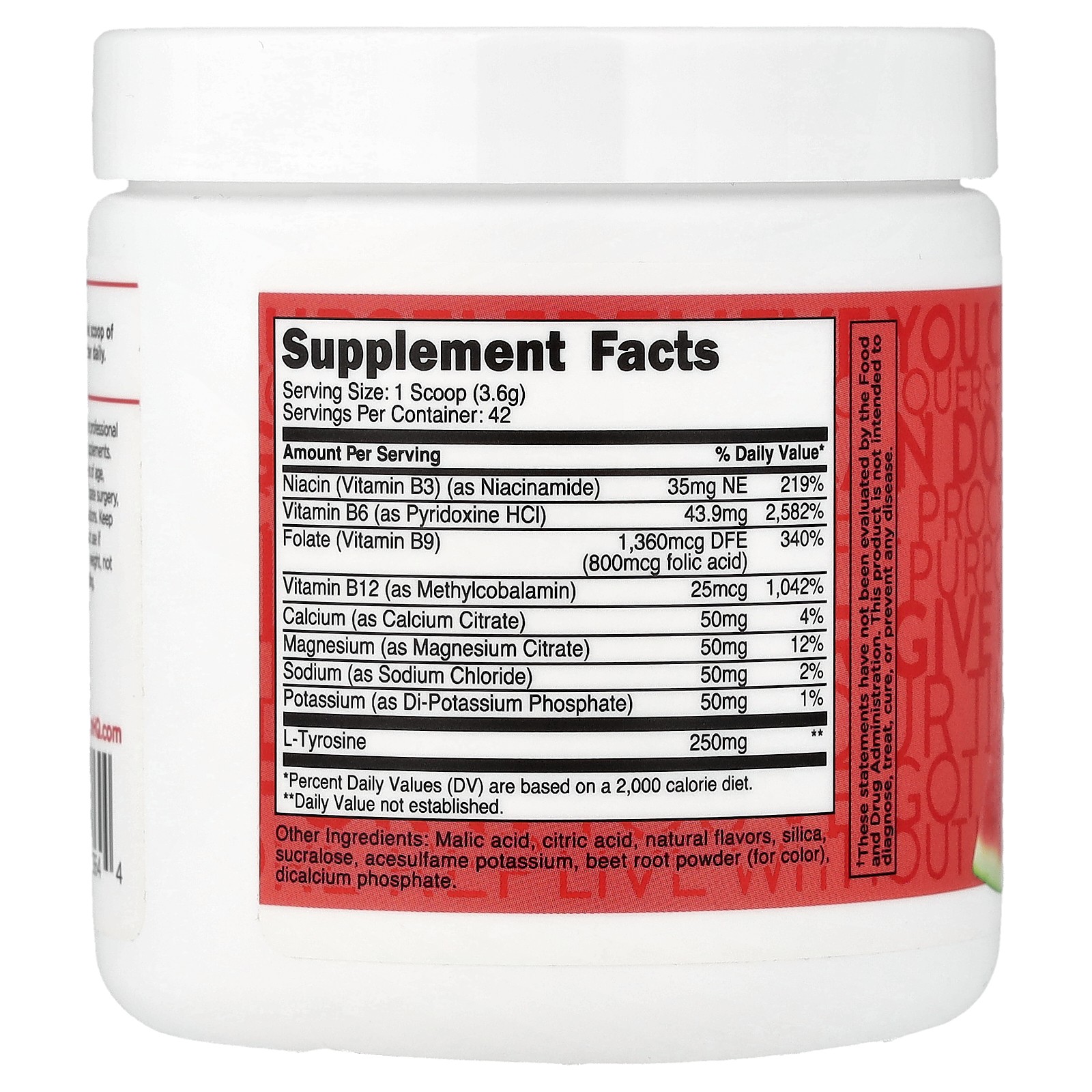 Everyday, Hydration, Caffeine Free, Watermelon, 0.33 lb (151.2 g)
