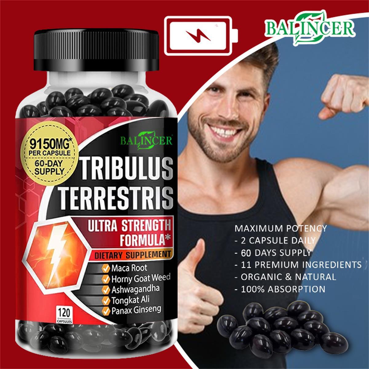 Tribulus Terrestris Testosteron Booster Muscle Mass Supports Hormonal Balance