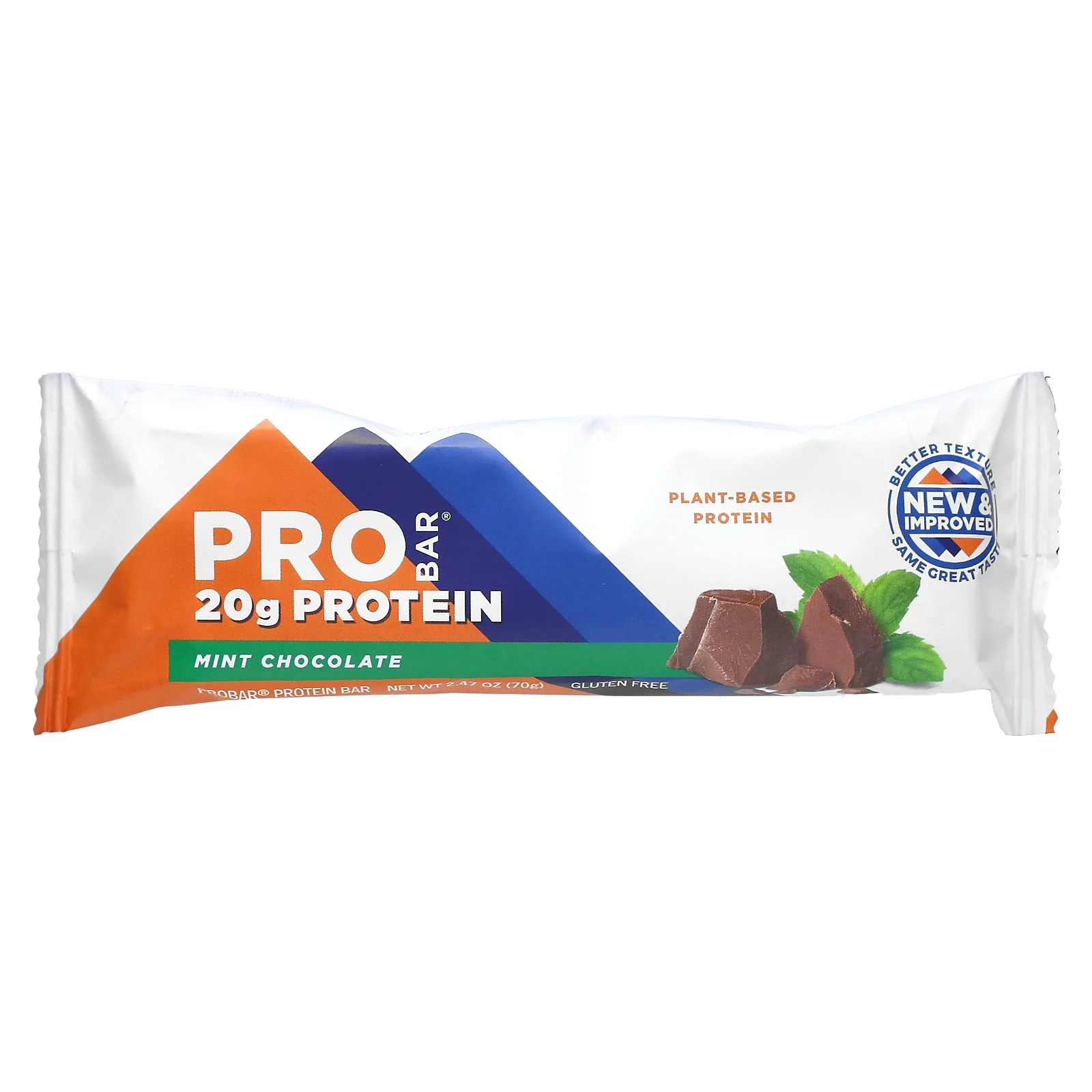 Protein Bar, Mint Chocolate, 12 Bars, 2.47 oz (70 g) Each