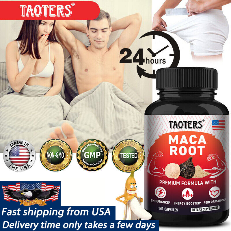 TAOTERS Testosterone Booster Caps, 30 To 120 Capsules Male Enhancement