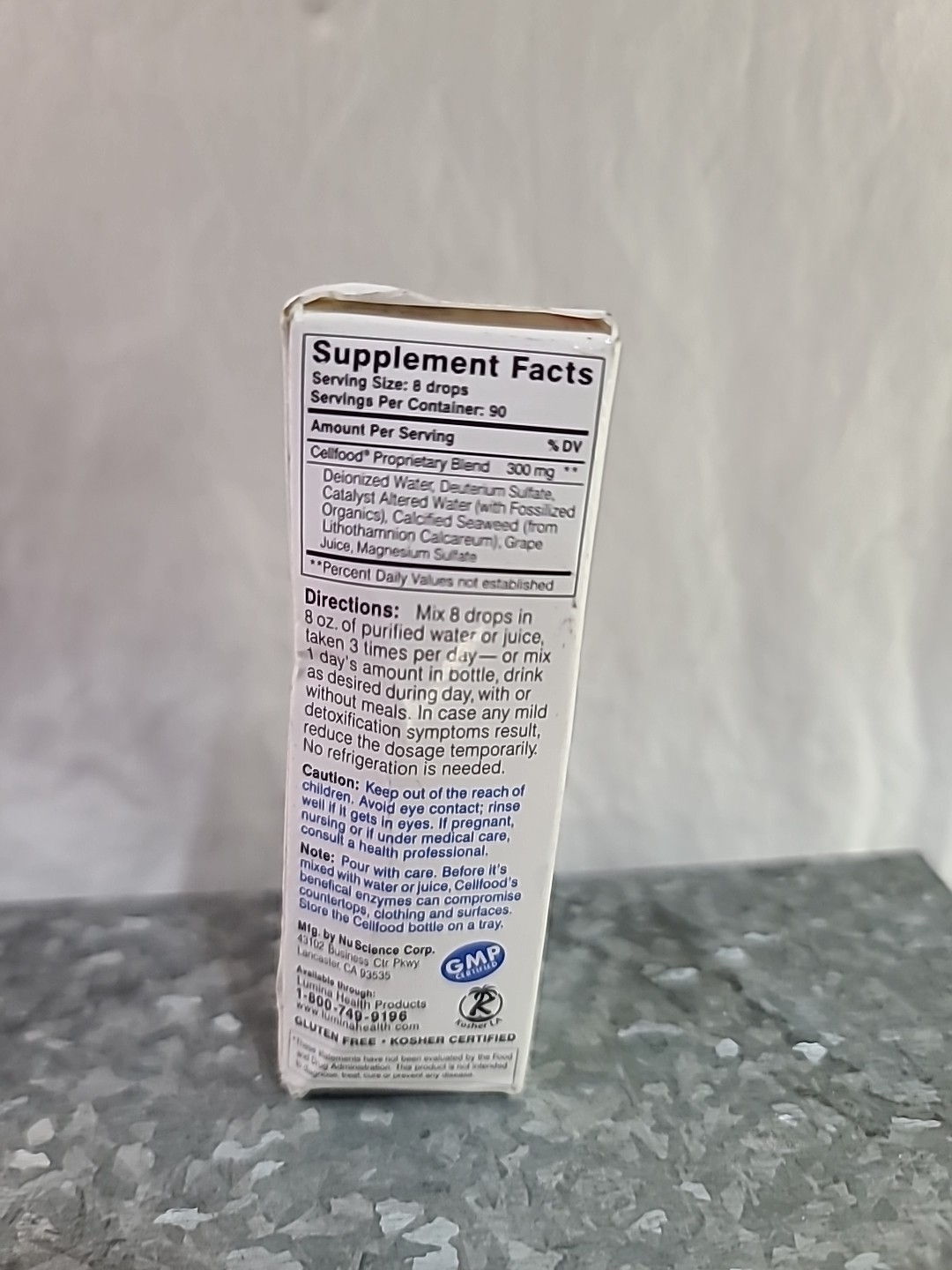 Cellfood Liquid Concentrate 1 fl oz FRESH MADE IN USA, Exp. 03/2031