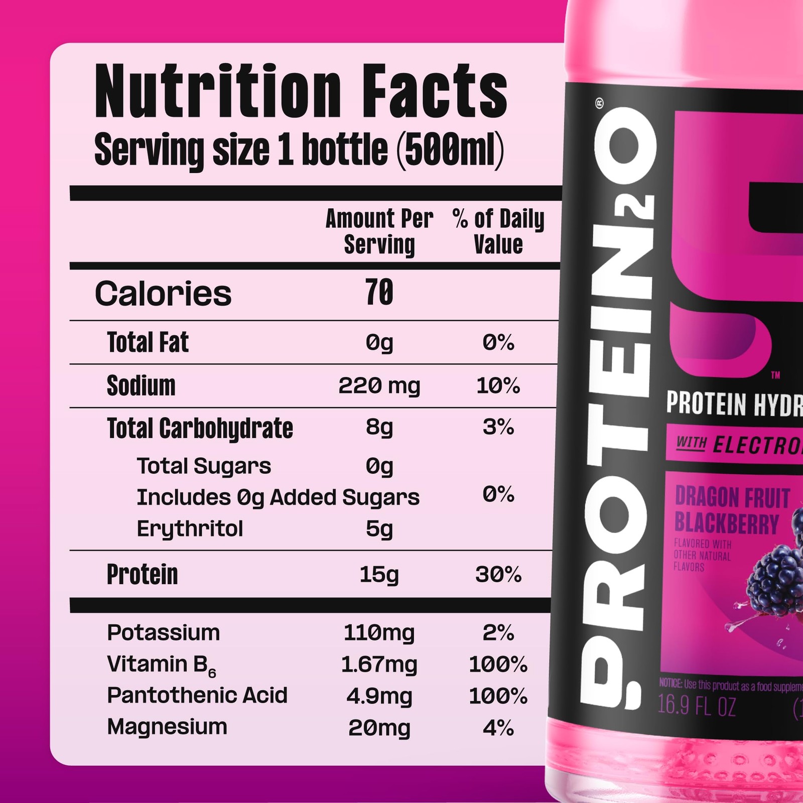 Hydration Drink – 2-in-1 Liquid Clear Whey Protein Isolate and Electrolyte Dr…