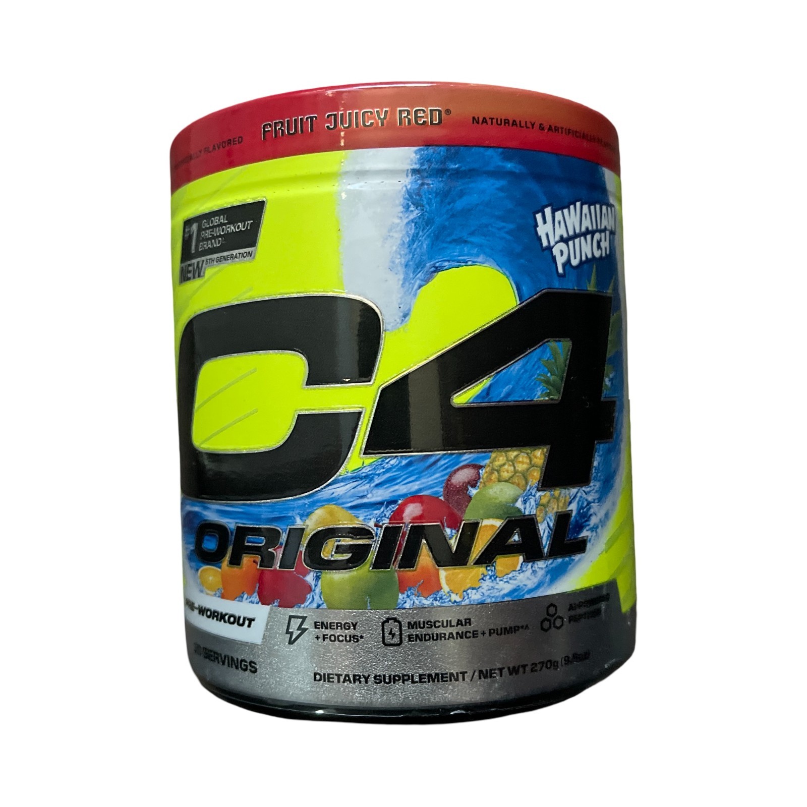 Cellucor C4 Original Pre Workout Powder, 30 Servings – Hawaiian Punch, Exp 05/26