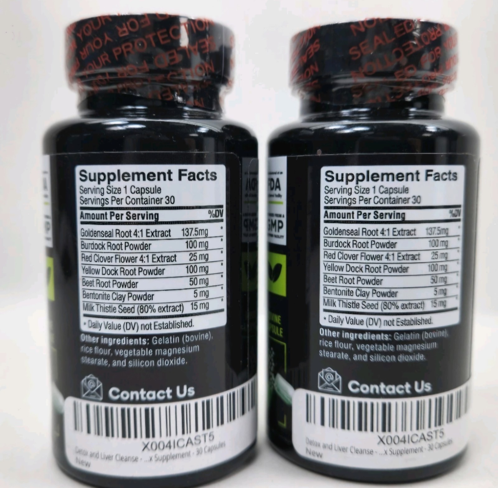 lot of 2….. Canna Field Total Drug Free Detox 30 Capsules Each – June 2026
