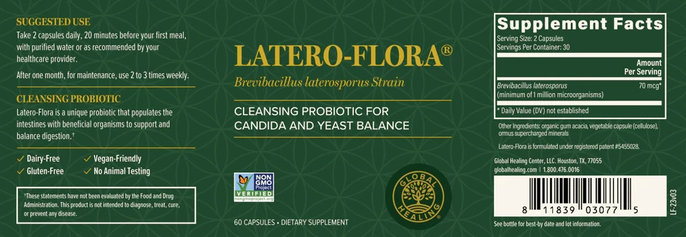 Global Healing Colon Cleanse 6 Day Program: Oxy-Powder & Latero-Flora Probiotic