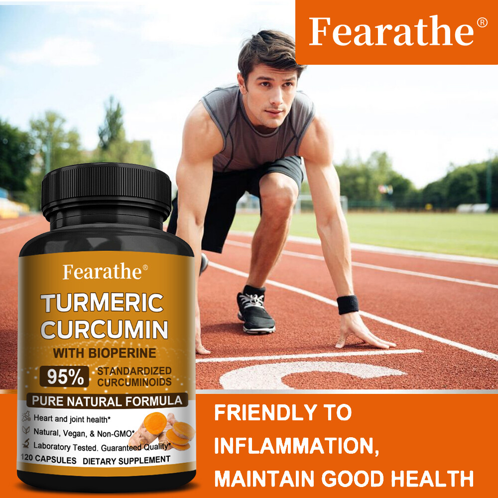 TURMERIC CURCUMIN 95% CURCUMINOIDS 1200mg EXTRACT TUMERIC BIOPERINE ANTIOXIDANT