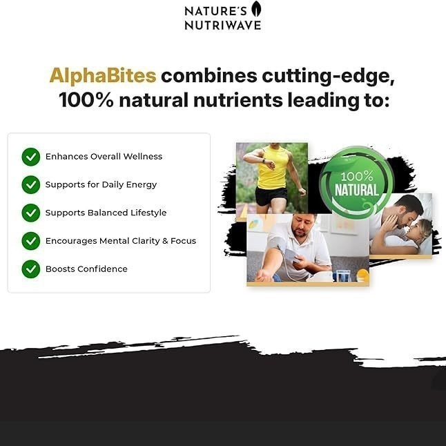 NEW Alpha Bites Gummies AlphaBites Max Performance Gummy (1 Month Supply)1-3PCS
