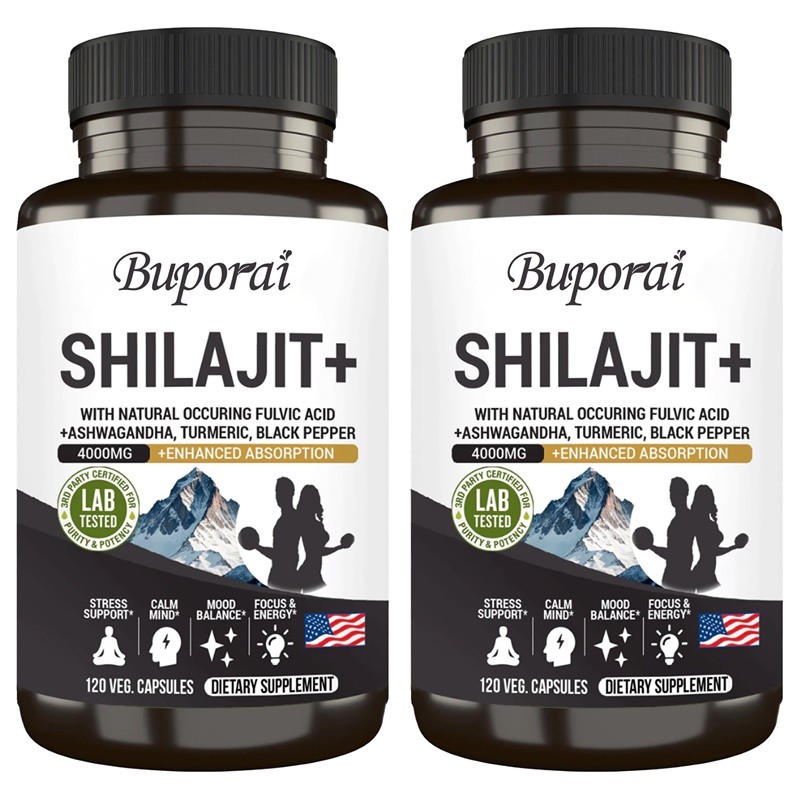 Shilajit+ 240pcs, For Mood, Hormone Balance, Enhance Energy and Endurance