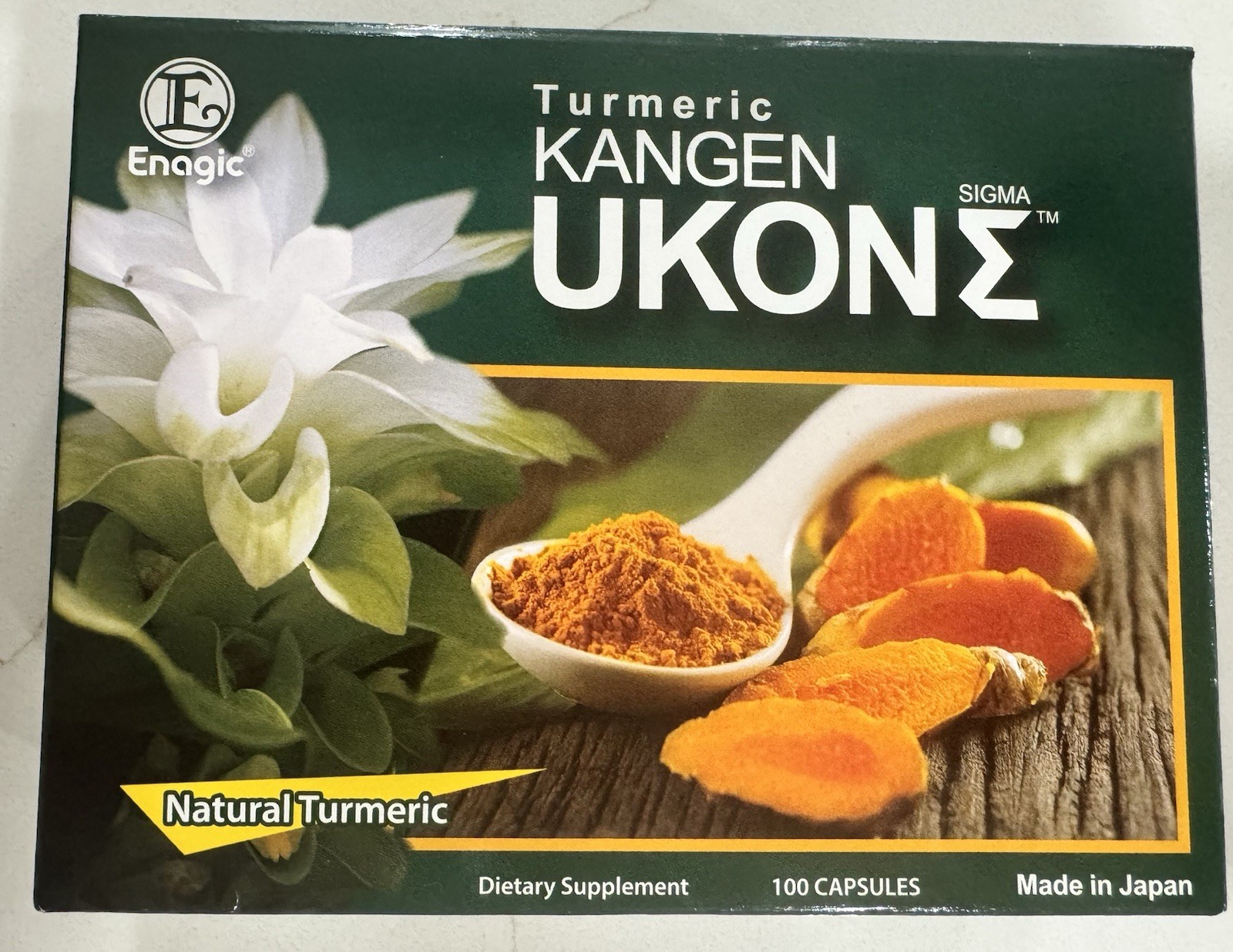Enagic Turmeric Kangen Ukon Organic Multivitamins Vegeterian Capsules – 100…