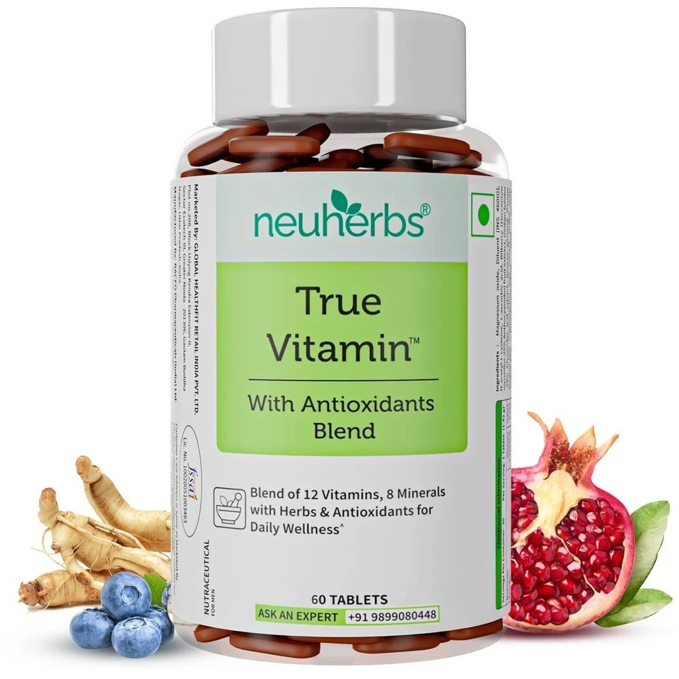 True MultiVitamin Supplement With Minerals, Vitamin C B D , Iron & Zinc Y896