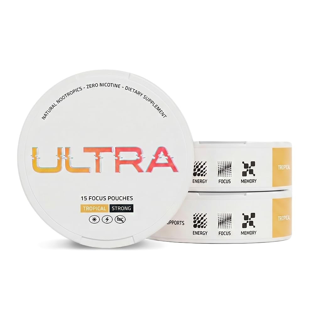 Ultra Focus Pouches (Tropical Pack, 3 Cans) 15 Count (Pack of 3)