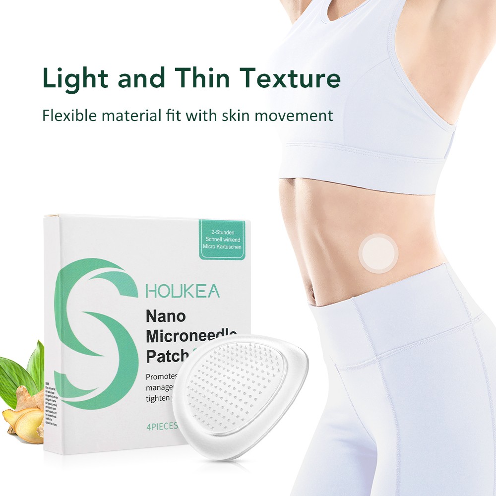 4/40PCS Nano Slimming Micro Needle Patch Unisex Slimming Microneedle Hoot Patch