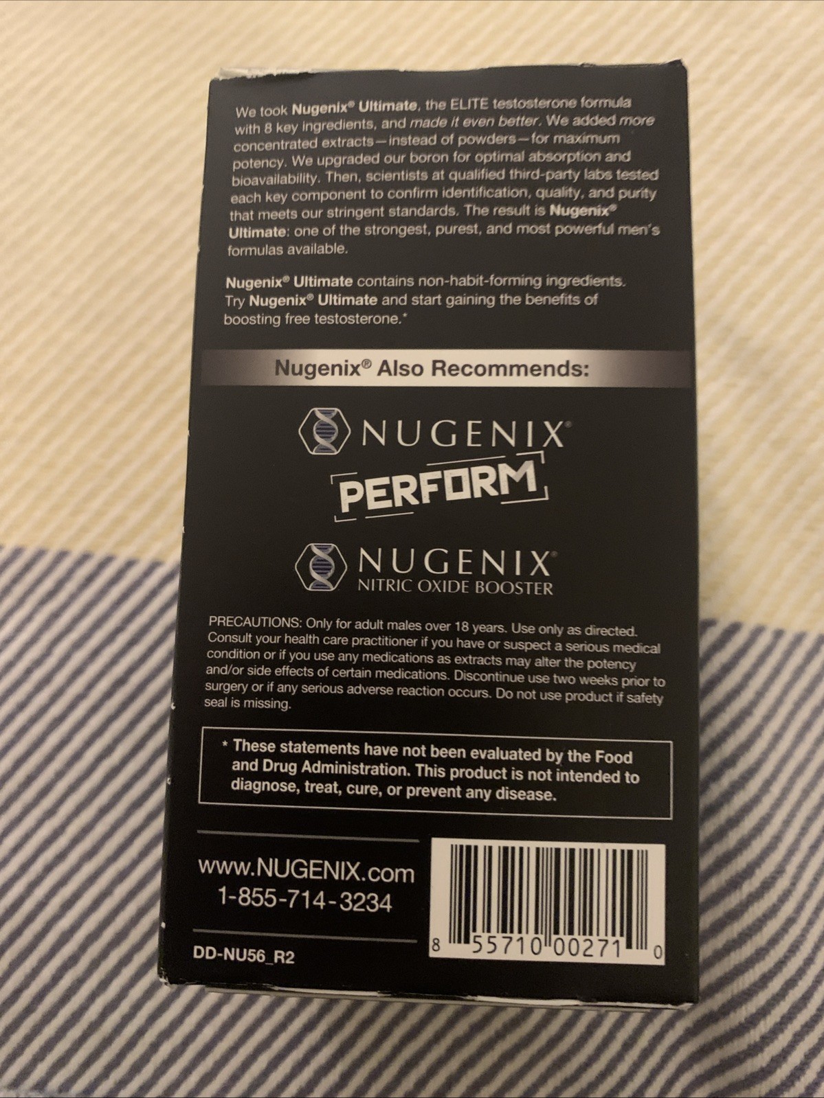 Nugenix Ultimate Free Testosterone & Muscle Booster, 56 Tablets, Exp 07/2027
