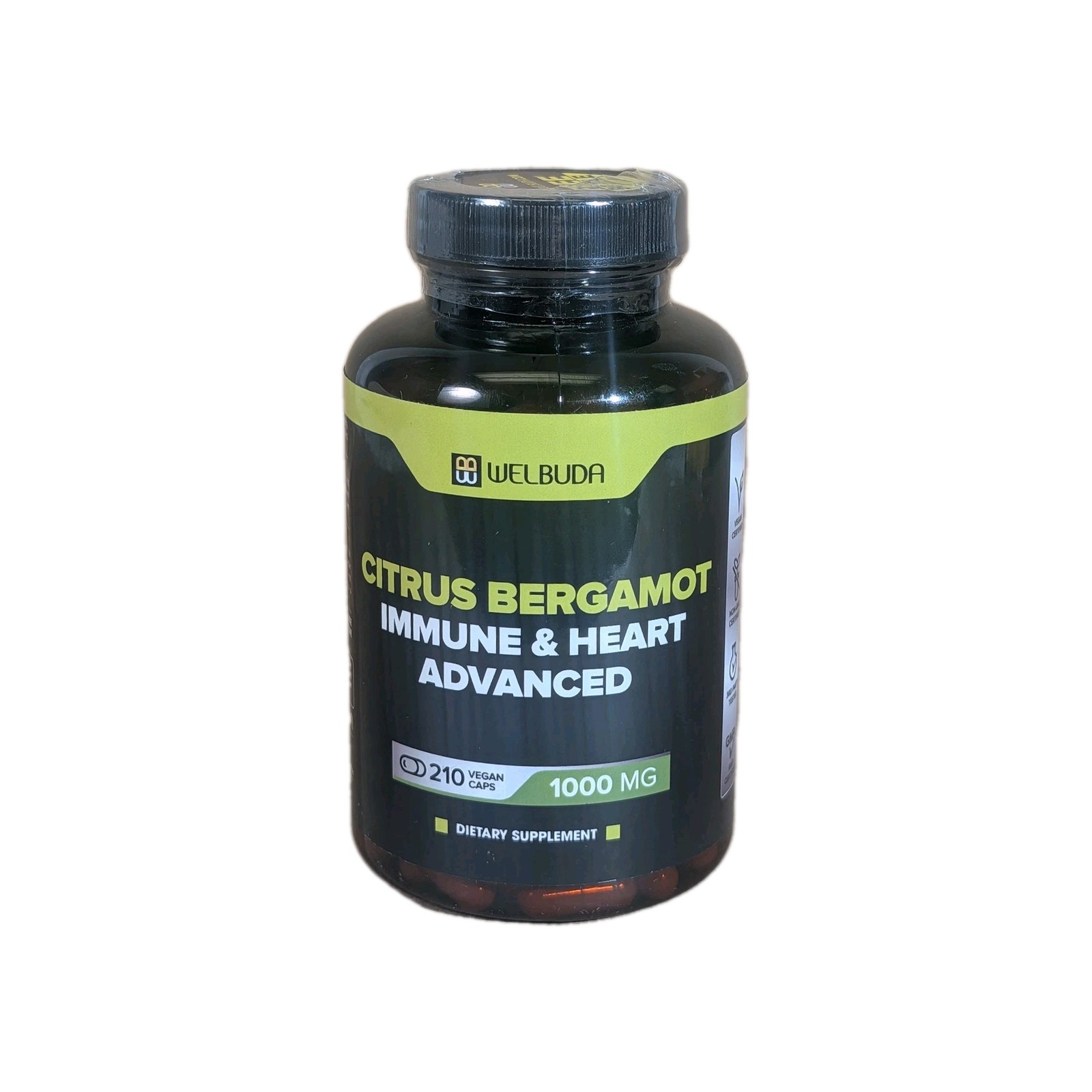 Citrus Bergamot 25:1 Extract 1000 mg 210 Capsules Advanced Heart & Immune Blend
