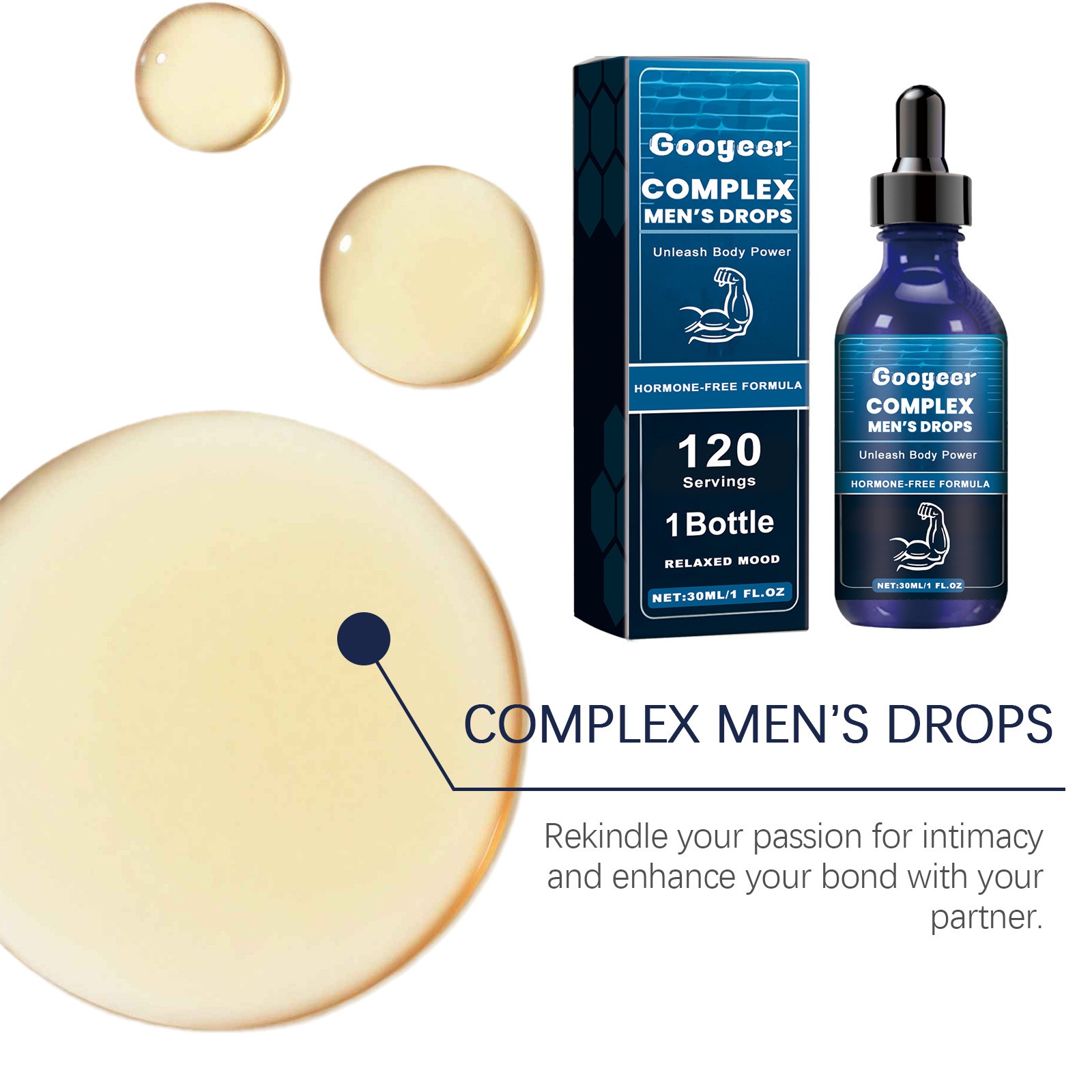 USA Complex Men’s Drops Secret Drops for Strong Men,Male Supplement Drops 30ML