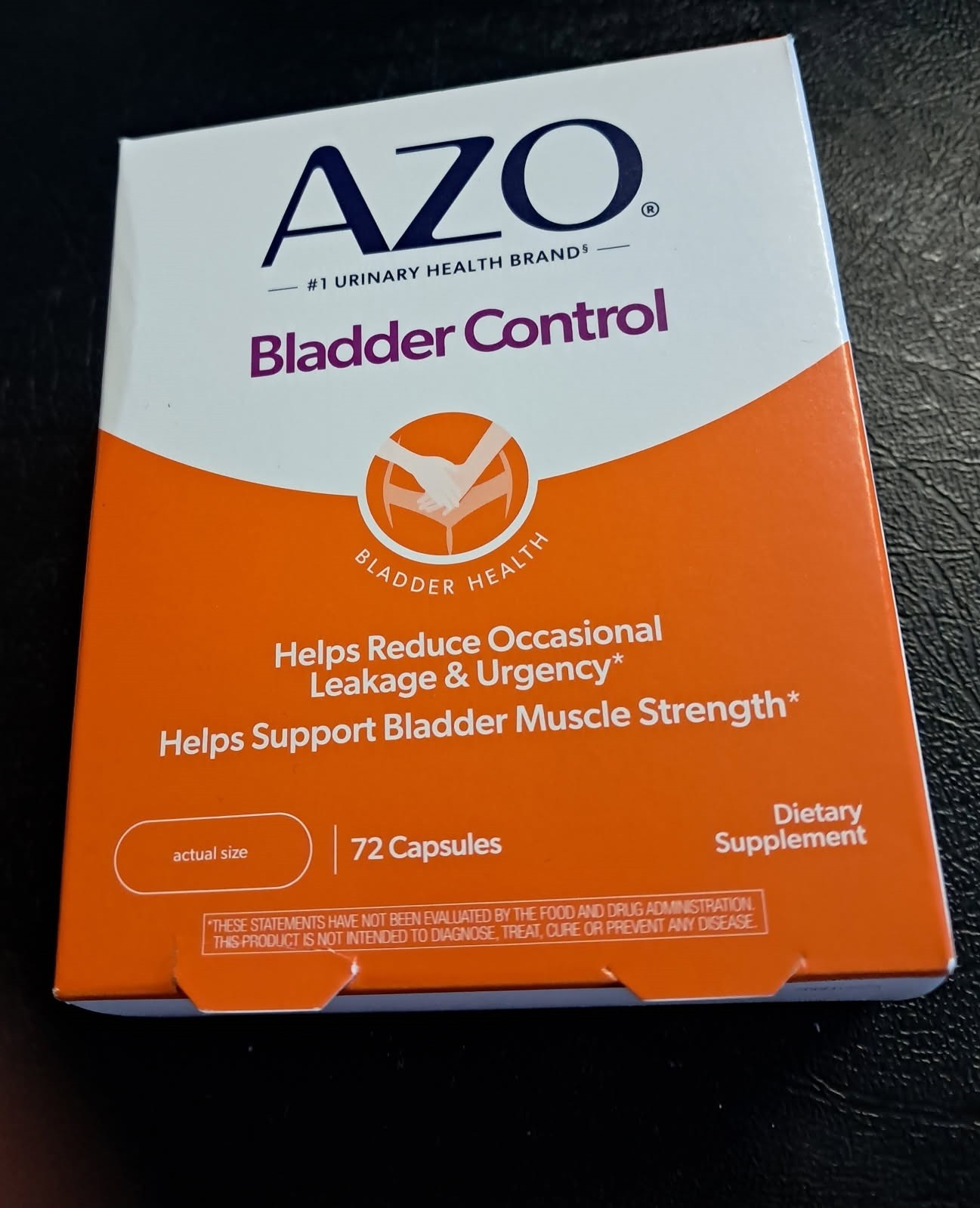 Azo Bladder Control – 72 capsules . Brand new, never opened. Exp 10/27