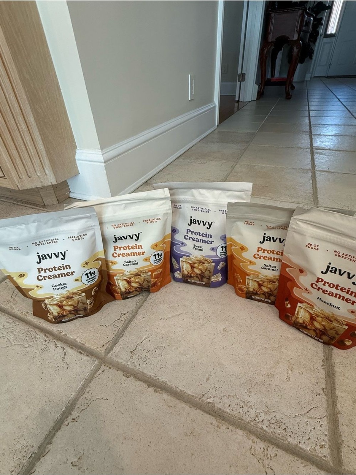Javvy Protein Creamer Assorted Flavors 5 bags collagen protein creamer