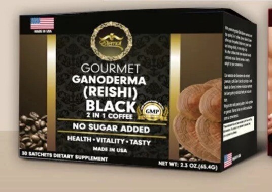 Coffee With Reishi Ganoderma 2 BOXES 2 In 1 By Eternal