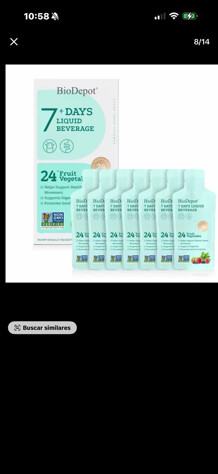BioDepot 7-Day Fruit & Veg Probiotic Complex – Digestive & Immune Support