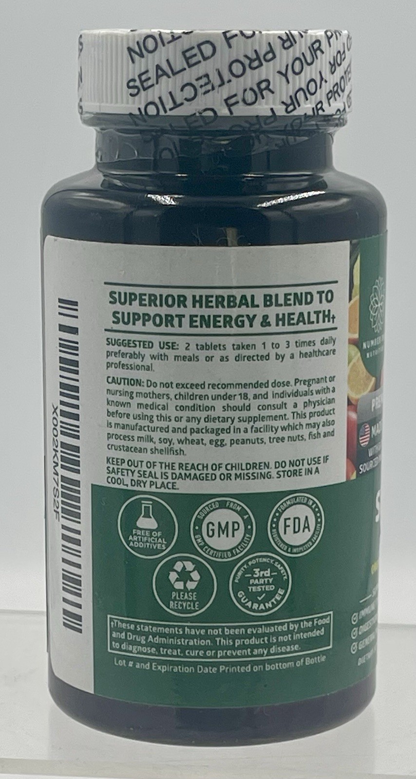 Organic Superfood Greens Powder Energy Gut Health Fruit Vegetable EXP09/26