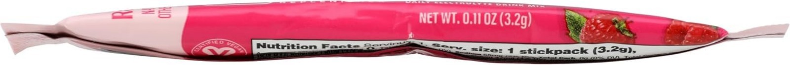 Natural Raspberry Flavor Electrolyte Drink Mix – , 0.11 oz Single Serving