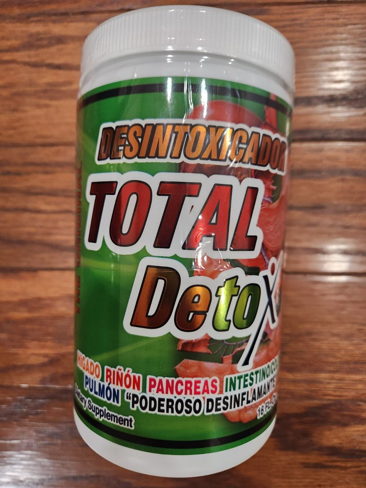 TOTAL DETOX THE ORIGINAL DETOXIFY YOUR BODY DIETARY SUPPLEMENT 16 OZ EXP.06/26