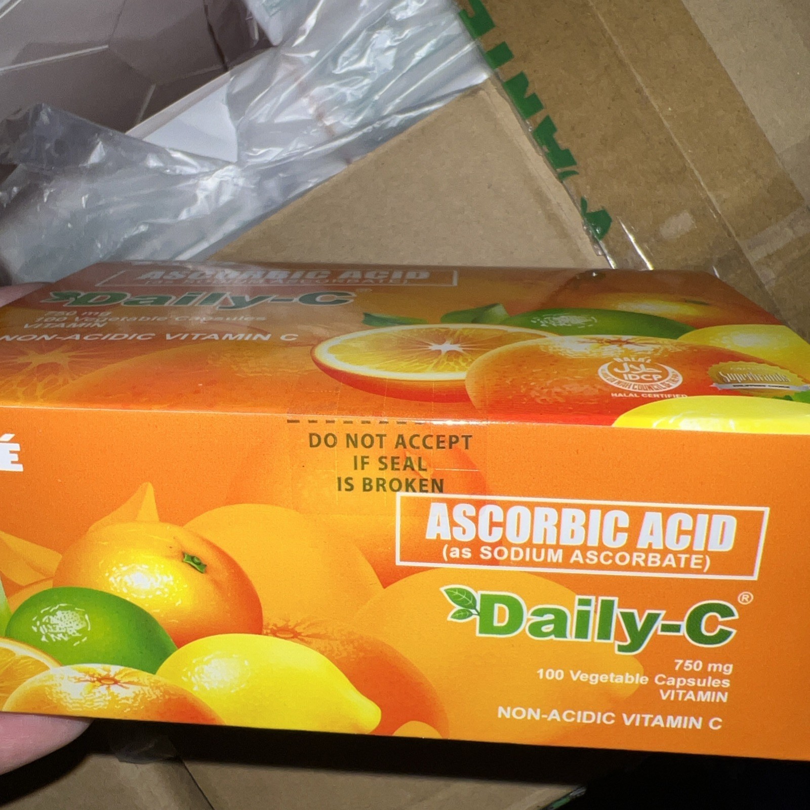 60 Boxes Sante Ascorbic Acid Daily C 750 Mg 100 Capsules Exp. July 2027