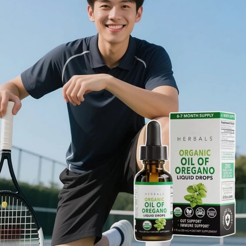 Herbals Supplements Oil Oregano of – Gut & Immune Support Organic Liquid Drops