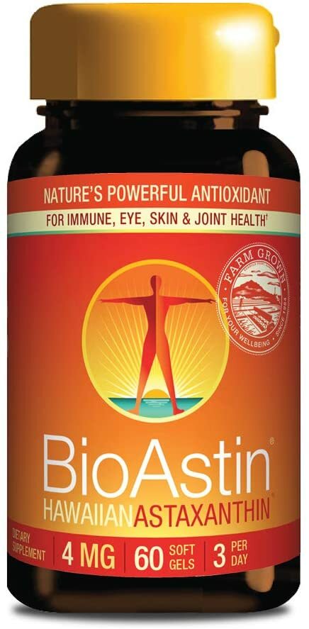 BioAstin (Astaxanthin) 4 mg 60 Caps By Nutrex Hawaii