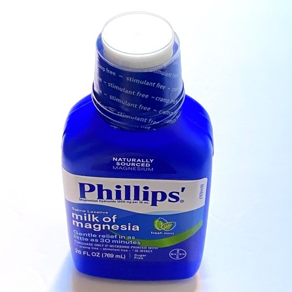 Phillips’ Milk of Magnesia Liquid Saline Laxative – Fresh Mint 26 fl oz 07/2027