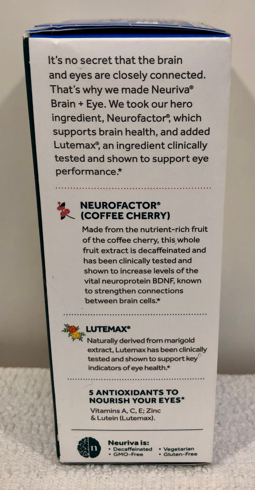 🎁 Neuriva Brain + Eye Supplement Nootropic Focus Concentration GENUINE Plus 🎁