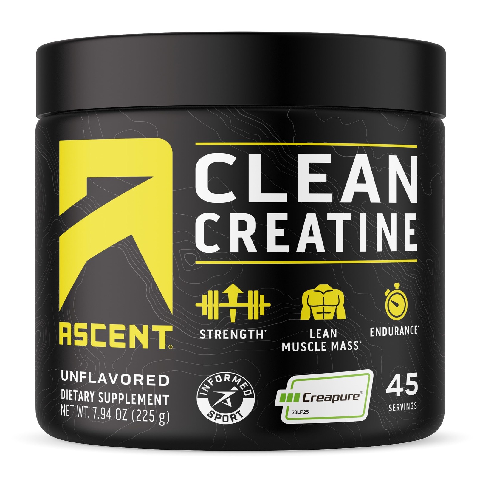 Ascent Clean Creatine Monohydrate Powder – 5G Per 7.94 Ounce (Pack of 1)