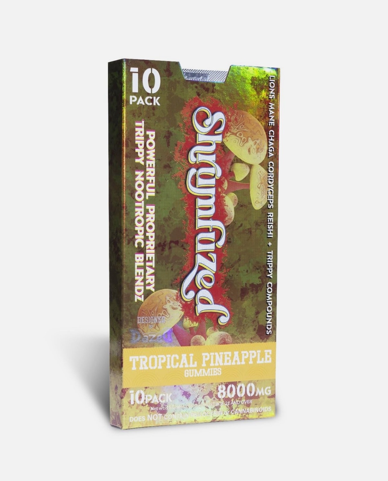 Shrumfuzed – Proprietary Nootropic Gummy 8000mg – Lion’s Mane Reishi Chaga an…