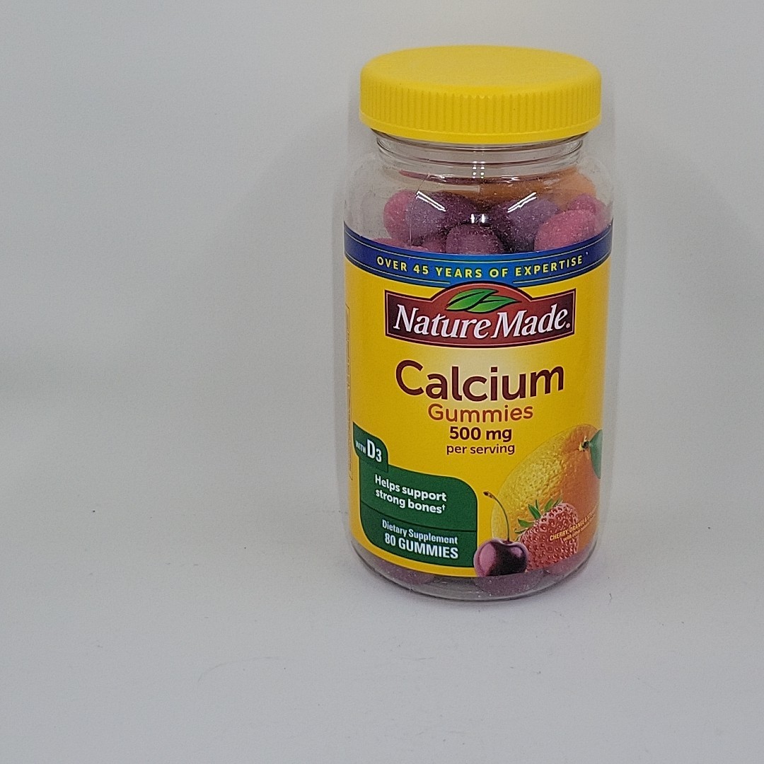 Nature Made Calcium Adult Gummies Vitamin – (80 Count) Exp April 2027