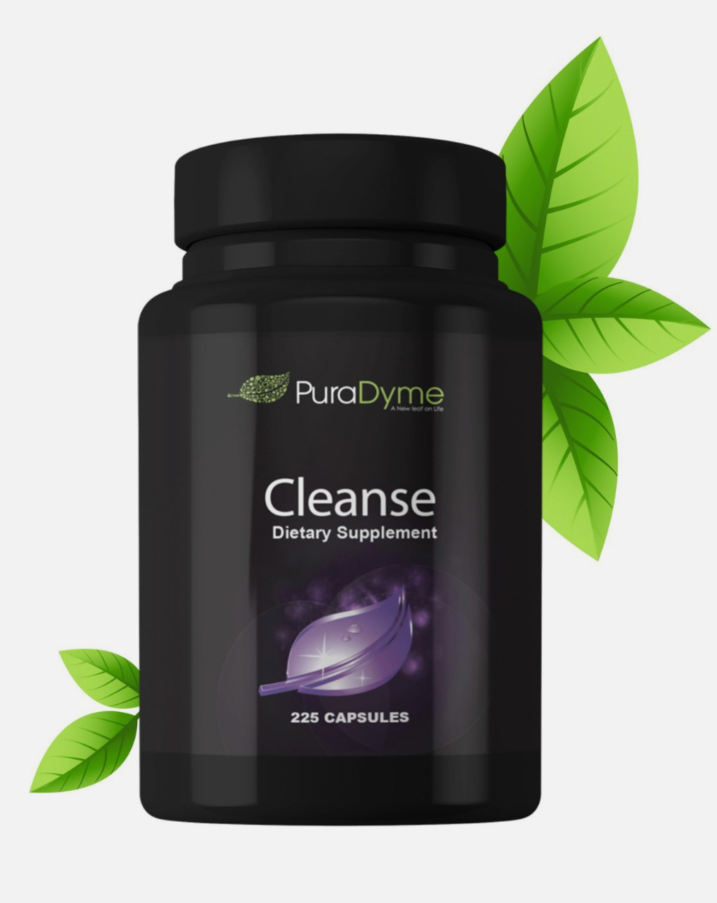 PuraDyme Herbal Colon Cleanse Detox Capsules – 225 Count Body Cleanse