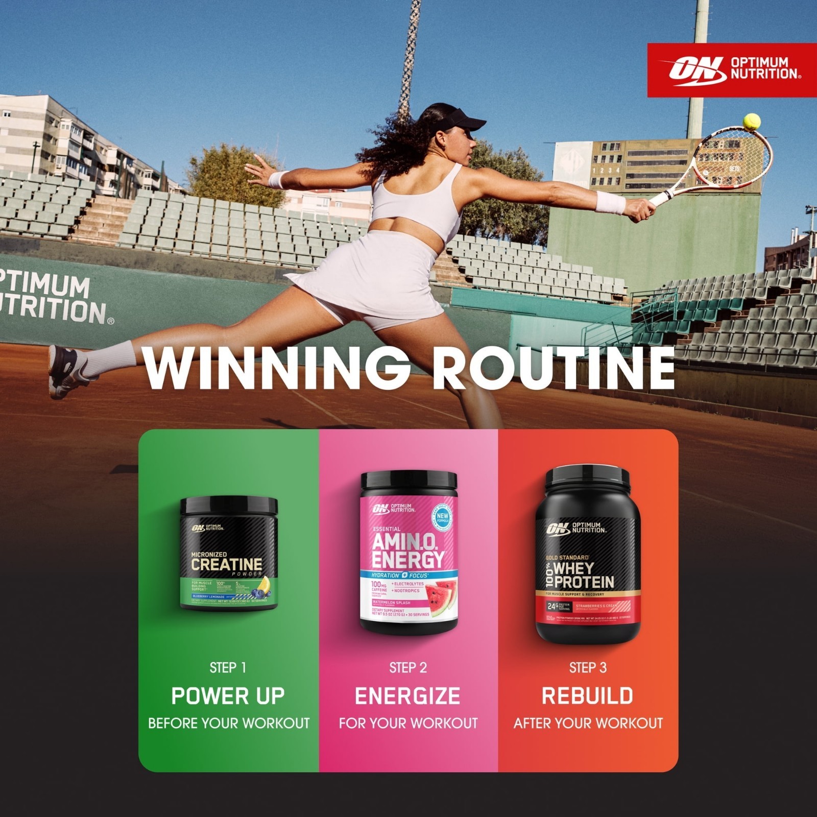 Optimum Nutrition, Gold Standard 100% Whey Protein Powder, Strawberries & Cream
