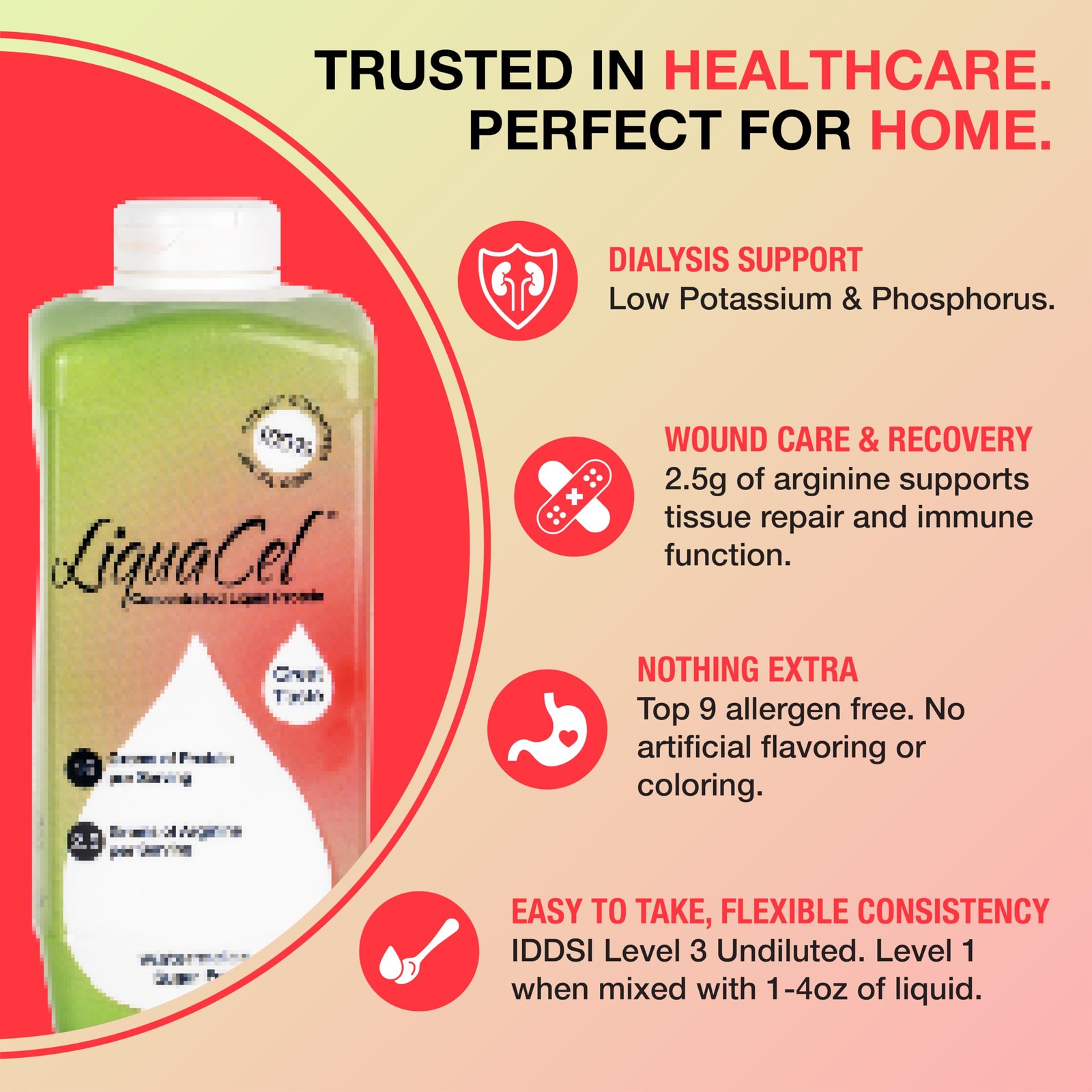LiquaCel Concentrated Liquid Protein, Watermelon Flavor, ReadytoDrink, 16g Hy…