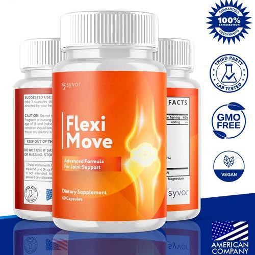 Quality Flexi Move Joint Support Advanced Formula Supplement FlexiMove 60 Caps